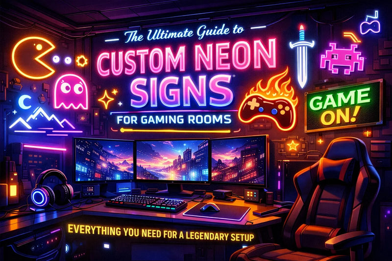 The Ultimate Guide to Custom Neon Signs for Gaming Rooms: Everything You Need for a Legendary Setup - Ztylist