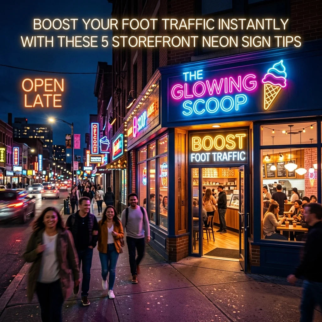 Boost Your Foot Traffic Instantly with These 5 Storefront Neon Sign Tips - Ztylist