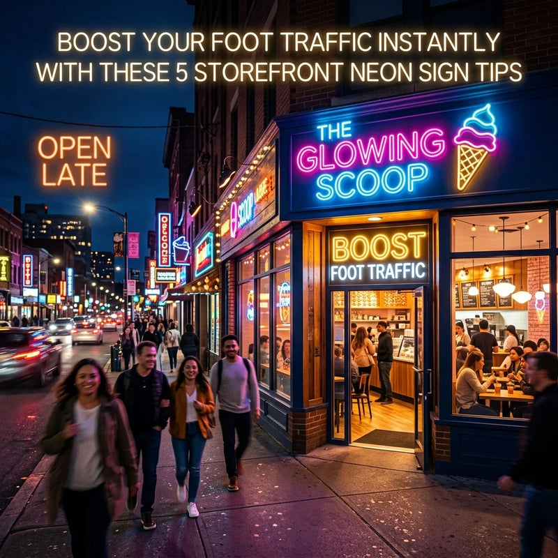 Boost Your Foot Traffic Instantly with These 5 Storefront Neon Sign Tips - Ztylist