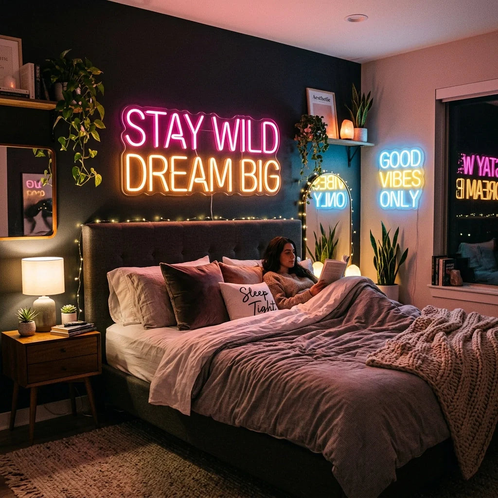 Bedroom Glow 101: A Beginner’s Guide to Mastering Neon Signs for Bedroom Aesthetic - Ztylist
