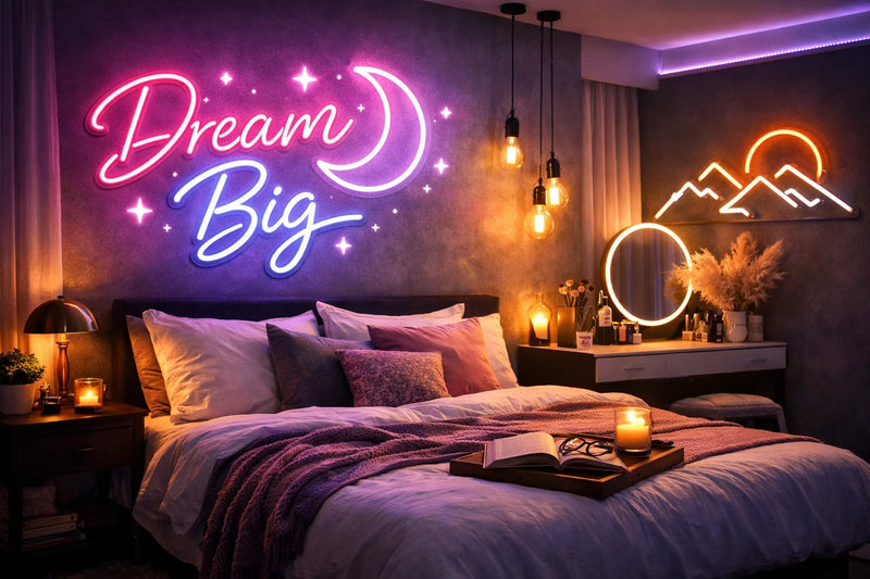 How to Integrate Custom LED Neon Signs With Your Current Bedroom Aesthetic - Ztylist