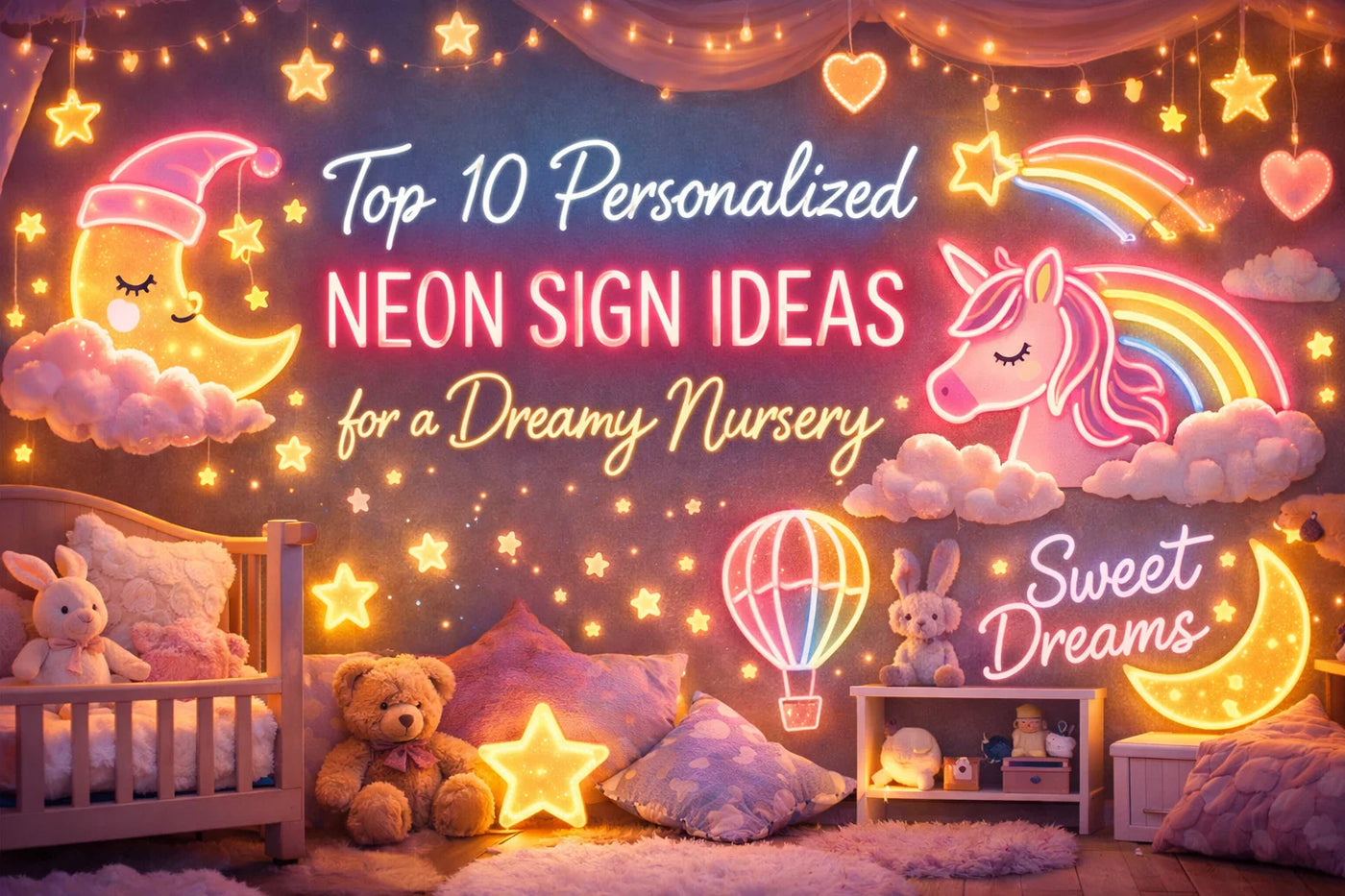 Top 10 Personalized Neon Sign Ideas for a Dreamy Nursery - Ztylist