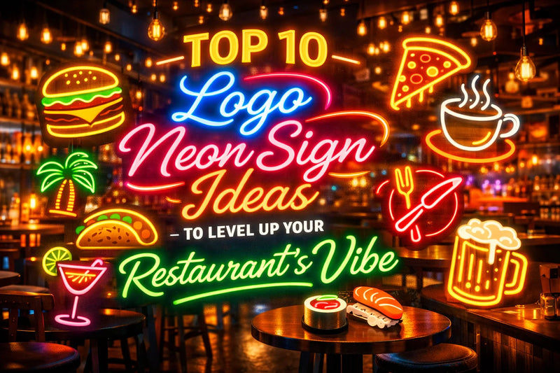 Top 10 Logo Neon Sign Ideas to Level Up Your Restaurant’s Vibe - Ztylist