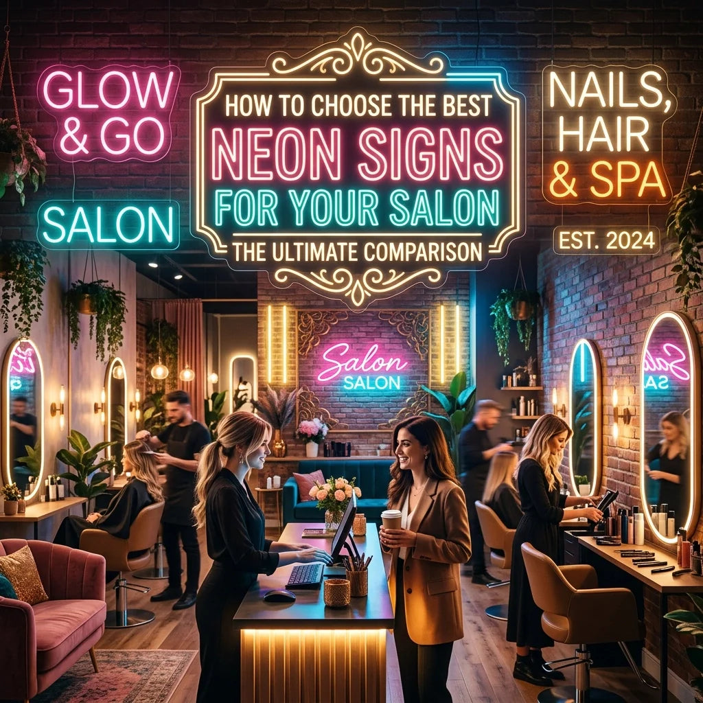 How to Choose the Best Neon Signs for Your Salon: The Ultimate Comparison - Ztylist