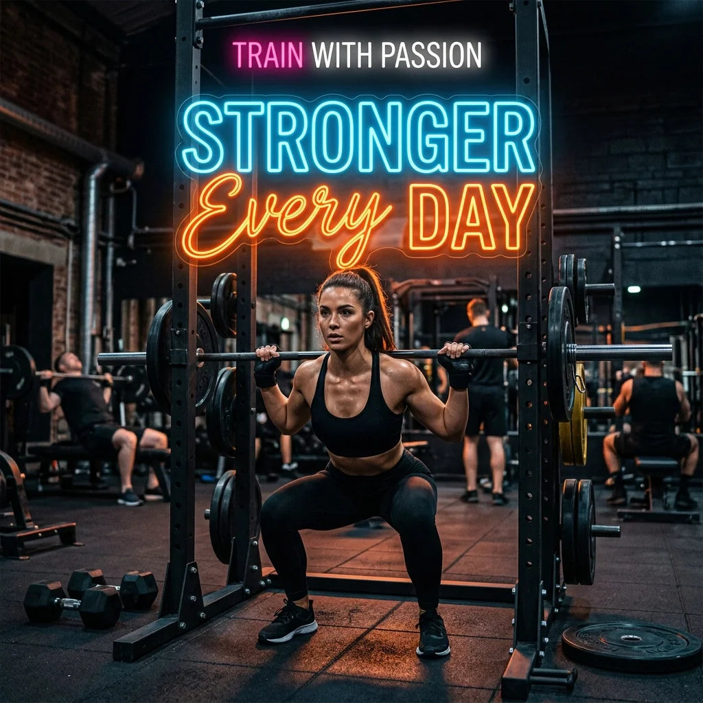 Why Neon Signs for Gym Motivation Will Change the Way You Train - Ztylist