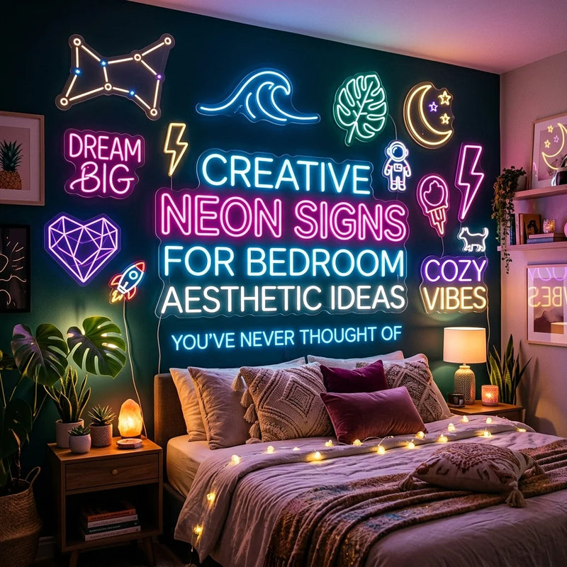 25 Creative Neon Signs for Bedroom Aesthetic Ideas You’ve Never Thought Of - Ztylist