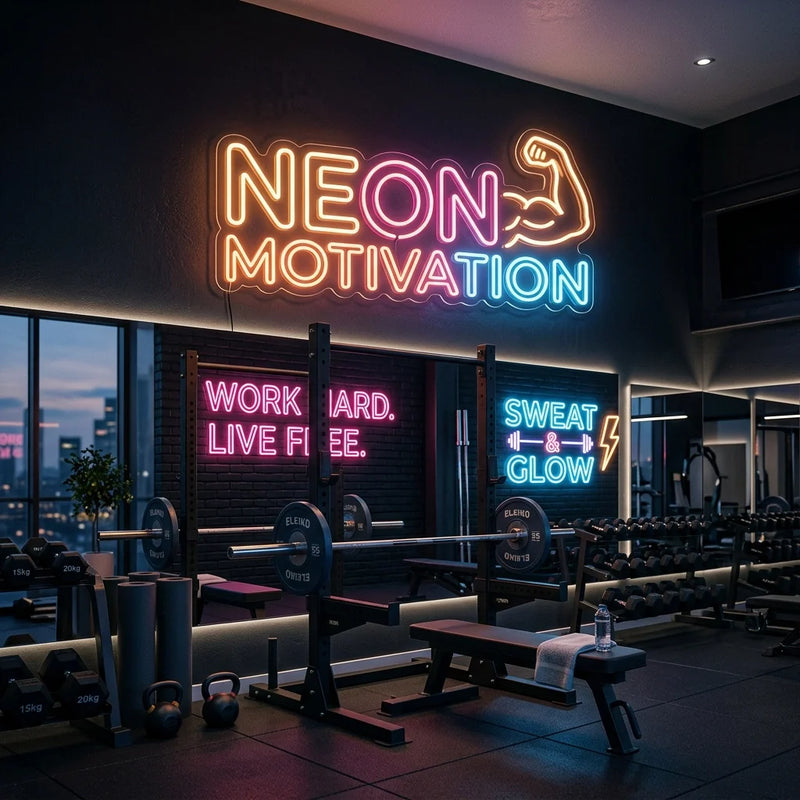 Are Motivational Posters Dead? Why Modern Home Gyms are Switching to Neon Wall Art - Ztylist