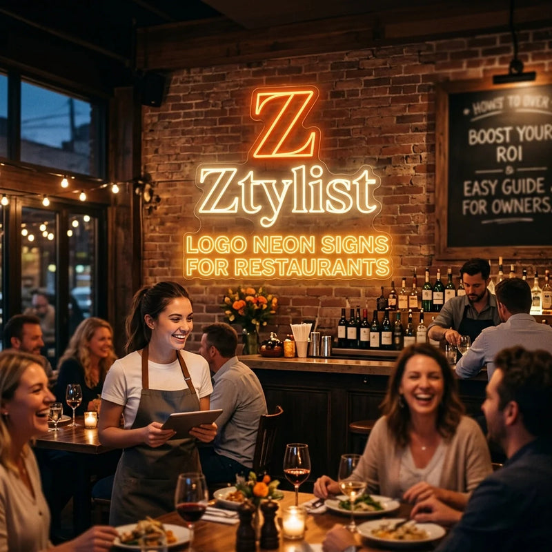 How to Use Logo Neon Signs for Business to Boost Your ROI (Easy Guide for Restaurant Owners) - Ztylist