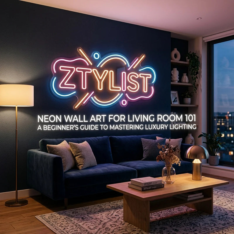 Neon Wall Art for Living Room 101: A Beginner's Guide to Mastering Luxury Lighting - Ztylist