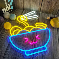 UwU Noodle Bowl LED Neon Sign - Ztylist