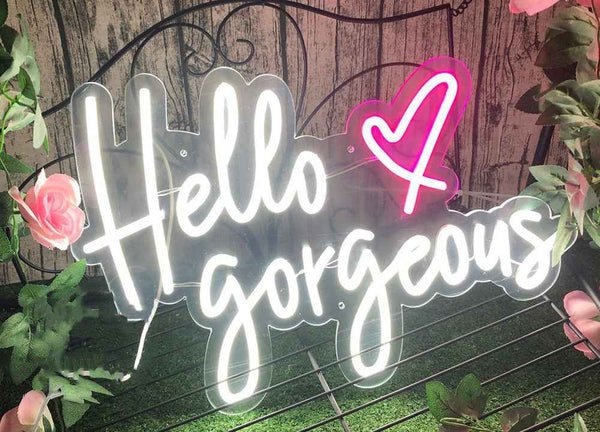 Hello Gorgeous LED Neon Sign - Ztylist