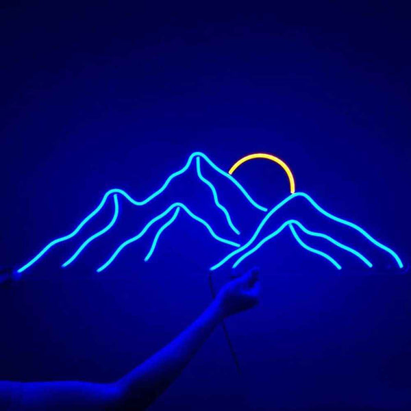 Mountain Sunrise LED Neon Sign - Ztylist
