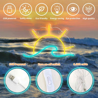 Surfer Sunrise LED Neon Sign - Ztylist