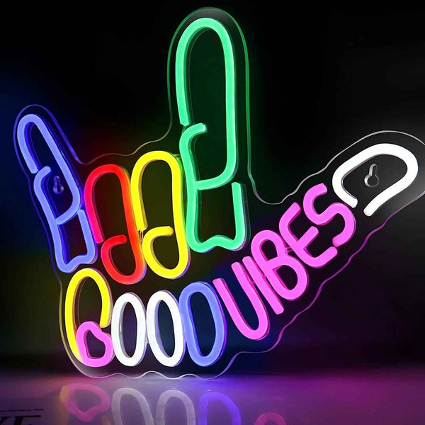 Good Vibes LED Neon Sign - Ztylist