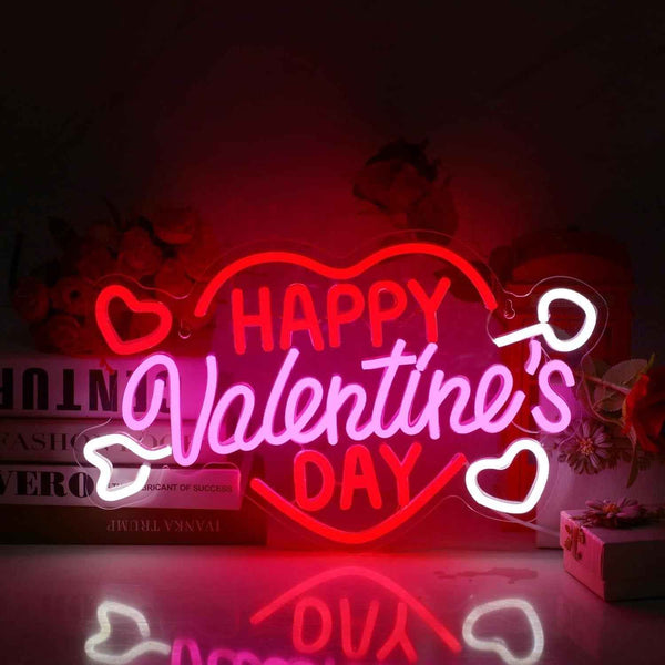 Happy Valentine’s Day LED Neon Sign - Ztylist