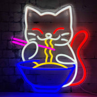 Lucky Cat LED Neon Sign - Ztylist