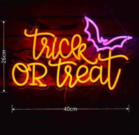 “Trick or Treat” LED Neon Sign - Ztylist