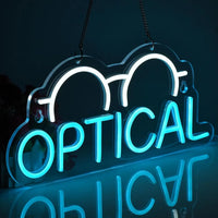 Optical Glasses LED Neon Sign