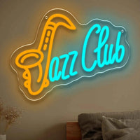 Jazz Club Saxophone LED Neon Sign