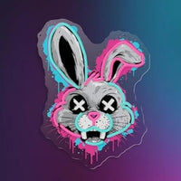 Evil Bunny LED Neon Sign