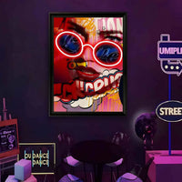 Graffiti Style LED Neon Wall Art