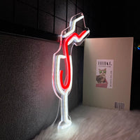 Red Wine Glass LED Neon Sign