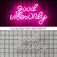 Good Vibes Only LED Neon Sign