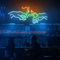 Hands Of God LED Neon Sign