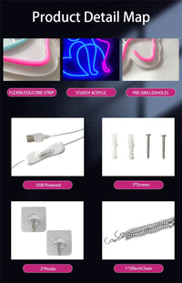 Leave a Message LED Neon Sign