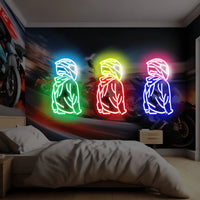 Motorcycle Racer LED Neon Sign