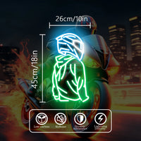Motorcycle Racer LED Neon Sign