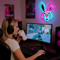 Evil Bunny LED Neon Sign