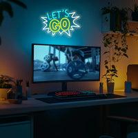 Let's Go LED Neon Sign