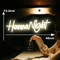 Henna Night Wedding LED Neon Sign