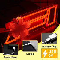 Racing Neon Signs USB Dimmable LED Neon Lights for Racing Sports Man Cave Beer Bar Garage Art Wall Decor Birthday Party Gifts
