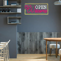 Welcome Open LED Neon Sign