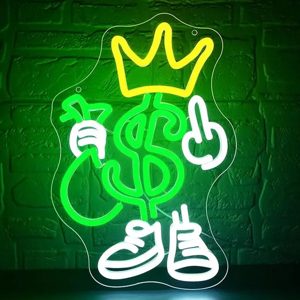 Money Crown LED Neon Sign – image 8
