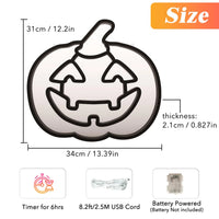 Halloween Pumpkin Infinity Mirror