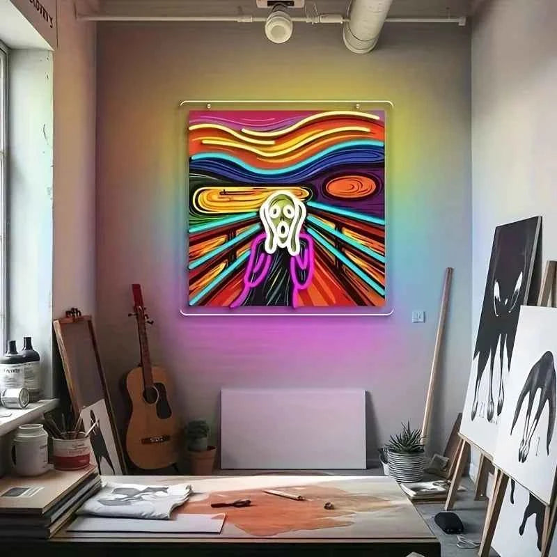 Scream LED Neon Sign