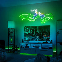 Hands Of God LED Neon Sign