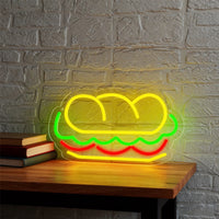 Fast Food Icons LED Neon Sign