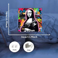Mona Lisa LED Neon Sign art home decor USB Power dimmable neon light for Bedroom lining room Party Club wall Decor Holiday Gifts