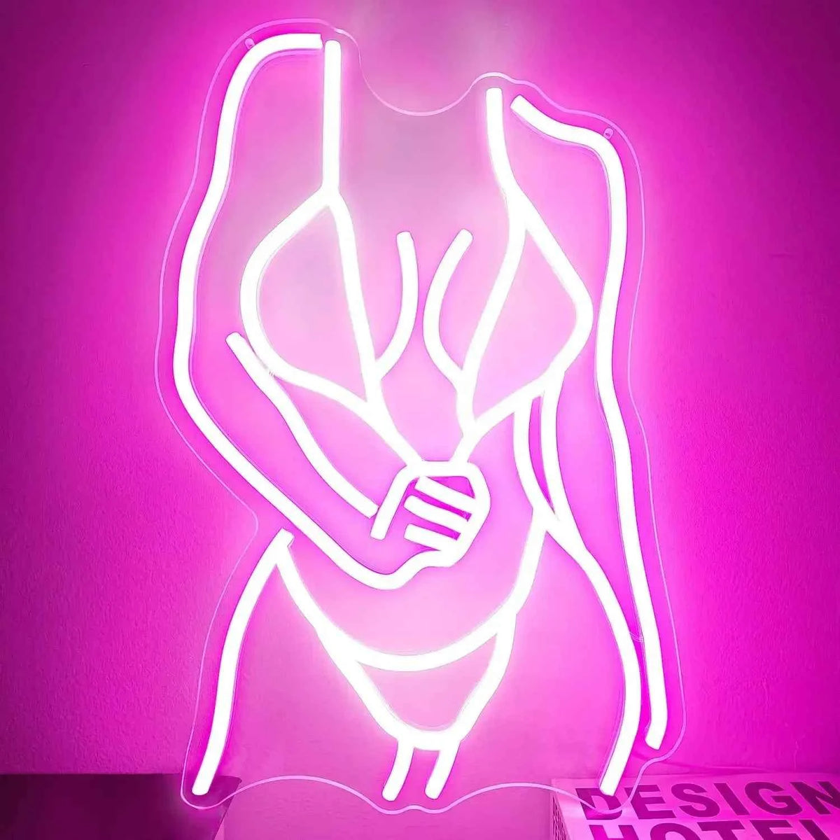 Female Silhouette LED Neon Sign