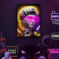Trendy Girl LED Neon Wall Art