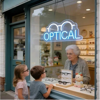 Optical Glasses LED Neon Sign