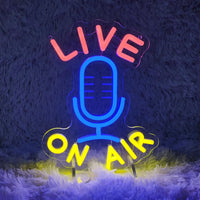 Live On Air LED Neon Sign