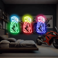 Motorcycle Racer LED Neon Sign