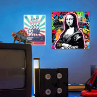 Mona Lisa LED Neon Sign art home decor USB Power dimmable neon light for Bedroom lining room Party Club wall Decor Holiday Gifts