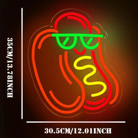 Hot Dog LED Neon Sign