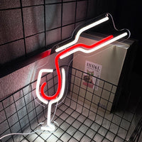 Red Wine Glass LED Neon Sign